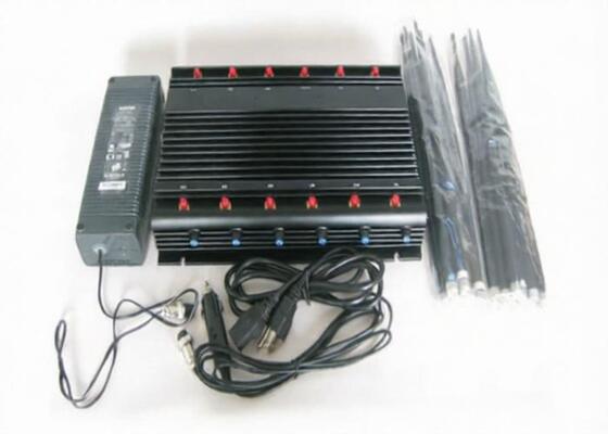 खरीदें पूर्ण बैंड मोबाइल फोन सिग्नल अवरोधक, 12 वी कार चार्जर के साथ सेल फोन जैमर online manufacture