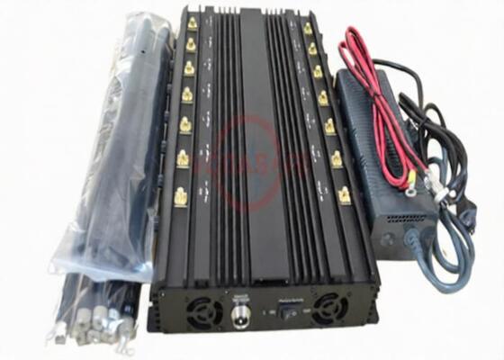 खरीदें 10 - 60 मीटर कवर त्रिज्या सेल सिग्नल अवरोधक, मोबाइल सिग्नल जैमर डिवाइस 40W पूर्ण आवृत्ति online manufacture