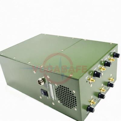 खरीदें कंधे वापस सेल फोन सिग्नल अवरोधक जैमर 30W छह एंटेना के साथ बैटरी में निर्मित online manufacture