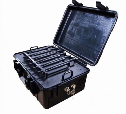 खरीदें ICNIRP 86 वाट पोर्टेबल सिग्नल जैमर 2.4G 5G UHF VHF वाईफ़ाई सिग्नल अवरोधक online manufacture