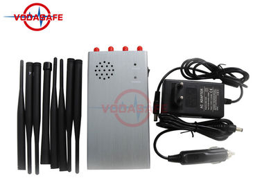Classroom Mini Portable Cellphone Jammer , Cellular Signal Jammer Aluminum Heat Sink