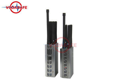 Classroom Mini Portable Cellphone Jammer , Cellular Signal Jammer Aluminum Heat Sink