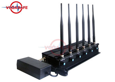 16W Fixed Indoor Mobile Phone Signal Jammer 50m Coverage Range Easy Operation