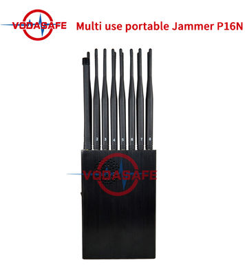 175MHz  16 Bands 16Watt 2.4GH Cell Phone Signal Disruptor