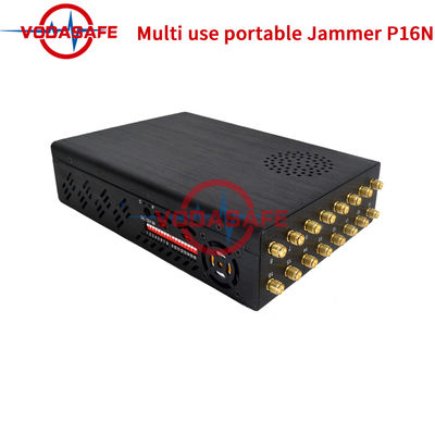 175MHz  16 Bands 16Watt 2.4GH Cell Phone Signal Disruptor