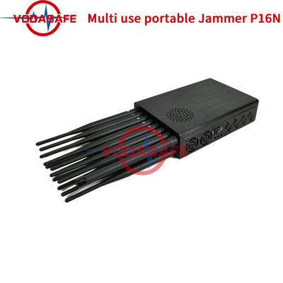 175MHz  16 Bands 16Watt 2.4GH Cell Phone Signal Disruptor